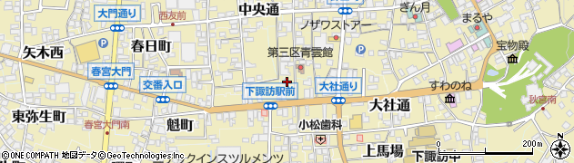 長野県諏訪郡下諏訪町294周辺の地図