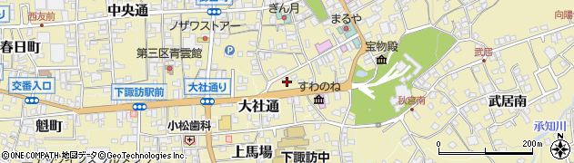 長野県諏訪郡下諏訪町3552周辺の地図