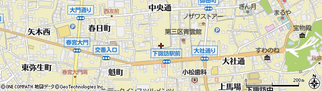 長野県諏訪郡下諏訪町297周辺の地図