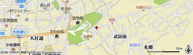 長野県諏訪郡下諏訪町5865-1周辺の地図