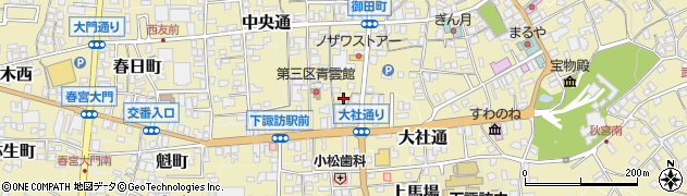 長野県諏訪郡下諏訪町3232周辺の地図
