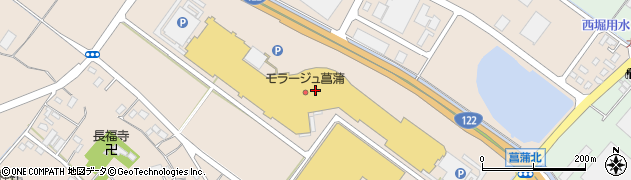 ダイソーモラージュ菖蒲店周辺の地図