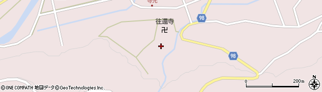 岐阜県高山市一之宮町寺周辺の地図