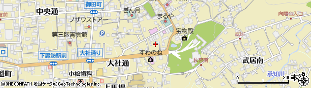 長野県諏訪郡下諏訪町3536周辺の地図