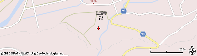 岐阜県高山市一之宮町（寺）周辺の地図