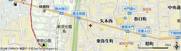 長野県諏訪郡下諏訪町8周辺の地図
