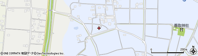 茨城県常総市大生郷町3856周辺の地図