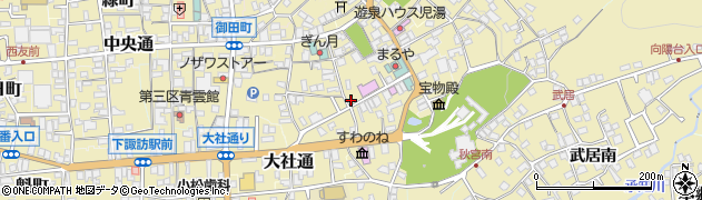 長野県諏訪郡下諏訪町3284周辺の地図
