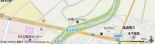 福井県勝山市村岡町滝波周辺の地図