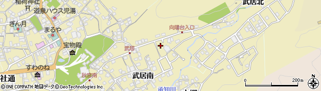 長野県下諏訪町（諏訪郡）武居周辺の地図