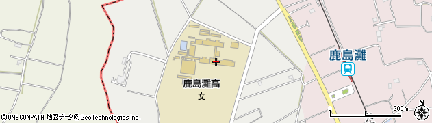 茨城県立鹿島灘高等学校周辺の地図