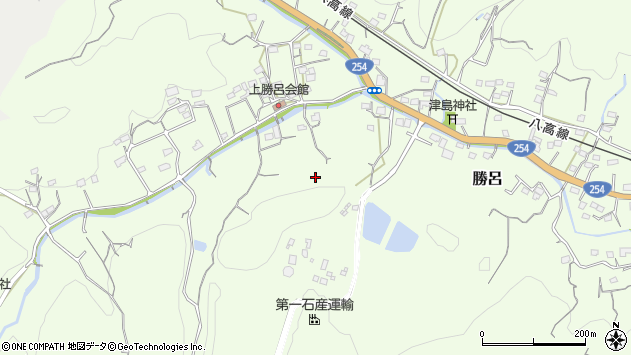 〒355-0336 埼玉県比企郡小川町勝呂の地図