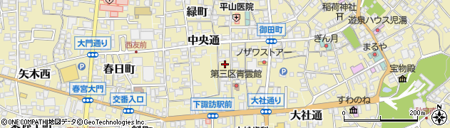 長野県諏訪郡下諏訪町316周辺の地図