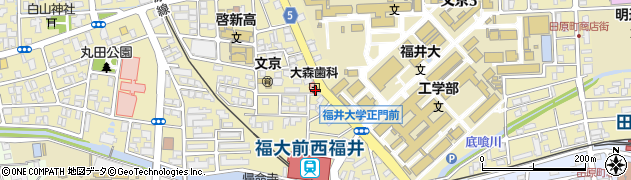 大森歯科医院周辺の地図