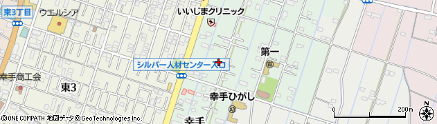 埼玉県幸手市幸手周辺の地図