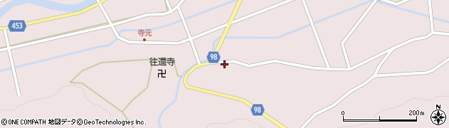 岐阜県高山市一之宮町寺2383周辺の地図