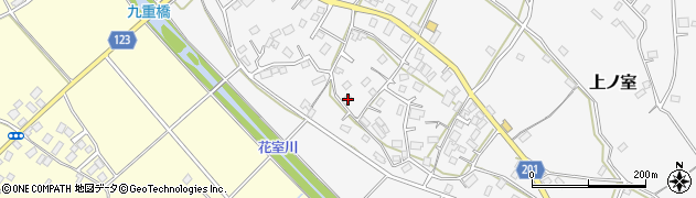 茨城県つくば市上ノ室652周辺の地図