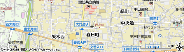 長野県諏訪郡下諏訪町218-10周辺の地図
