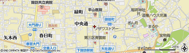 吉田美容室予約専用周辺の地図