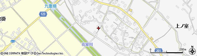 茨城県つくば市上ノ室672周辺の地図