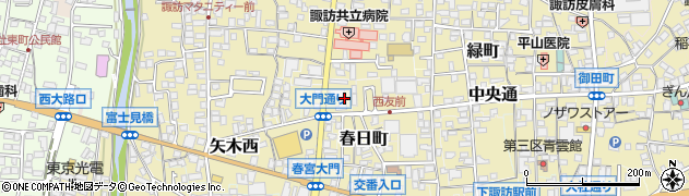 長野県諏訪郡下諏訪町218-3周辺の地図