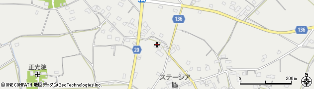 茨城県坂東市弓田2401周辺の地図