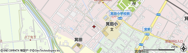 埼玉県鴻巣市箕田354周辺の地図