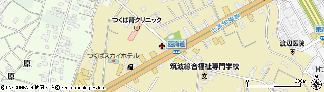 茨城県つくば市小野崎293周辺の地図