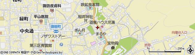 長野県下諏訪町（諏訪郡）横町木の下周辺の地図