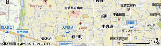 長野県諏訪郡下諏訪町218-15周辺の地図