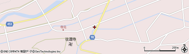 岐阜県高山市一之宮町寺2106周辺の地図