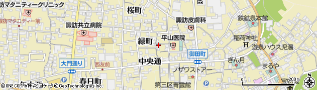 長野県諏訪郡下諏訪町320周辺の地図