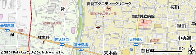 長野県諏訪郡下諏訪町96周辺の地図