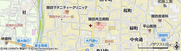 長野県諏訪郡下諏訪町141周辺の地図