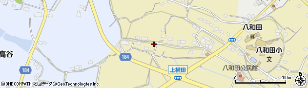 埼玉県比企郡小川町上横田734-3周辺の地図