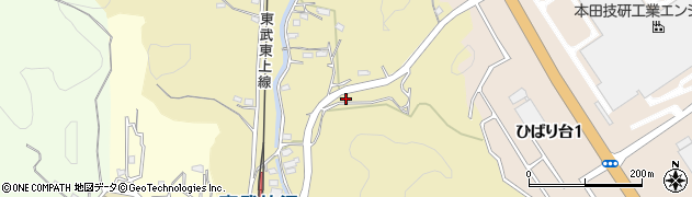 埼玉県比企郡小川町靭負869周辺の地図