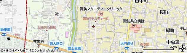 長野県諏訪郡下諏訪町95周辺の地図