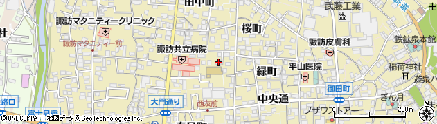 長野県諏訪郡下諏訪町254周辺の地図