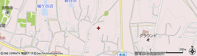 埼玉県東松山市大谷周辺の地図