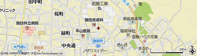 長野県諏訪郡下諏訪町3161周辺の地図