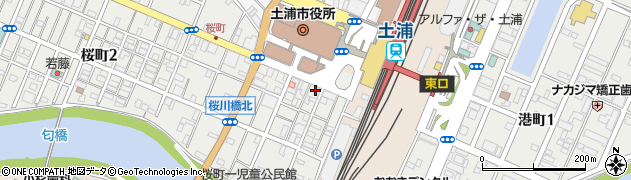 整体院もみのき　土浦本店周辺の地図