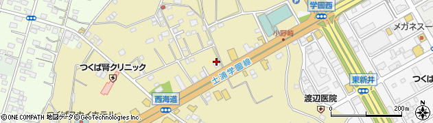茨城県つくば市小野崎132周辺の地図