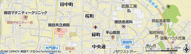 長野県諏訪郡下諏訪町336周辺の地図