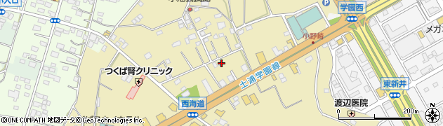 茨城県つくば市小野崎135周辺の地図