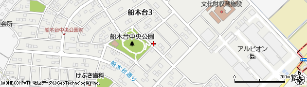 埼玉県熊谷市船木台周辺の地図