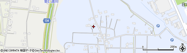茨城県常総市大生郷町4124周辺の地図