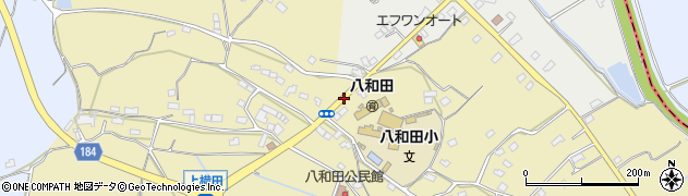 八和田学校前周辺の地図