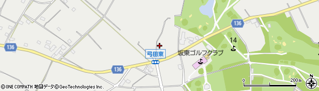 茨城県坂東市弓田3354周辺の地図