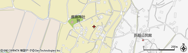 茨城県かすみがうら市中台周辺の地図