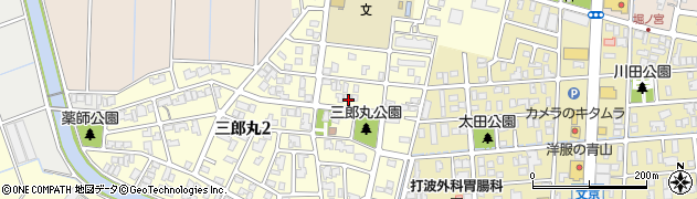 福井県福井市三郎丸1丁目周辺の地図